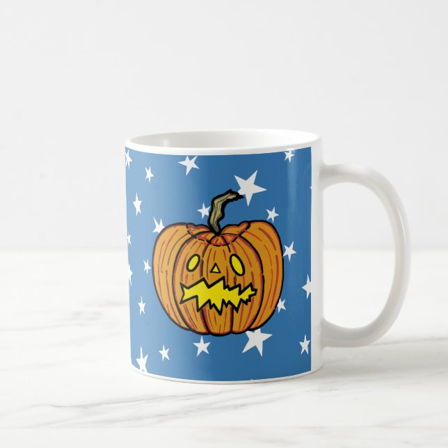 Citrouille Halloween café Mug (Droite)