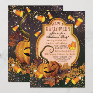 CITROUILLE HALLOWEEN INVITATION