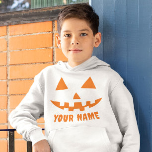 Citrouille Halloween Orange Personnalisée au Nom d
