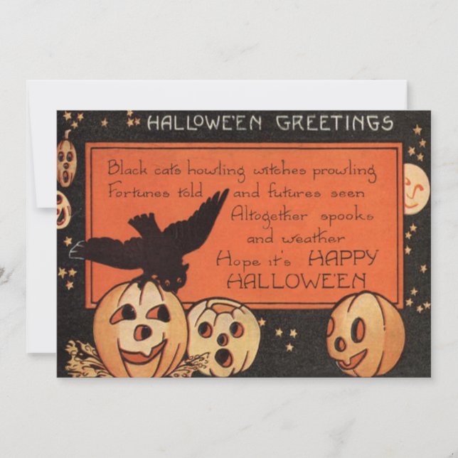 Citrouille Jack O Lantern Sourire Hibou Homme Dans (Devant)