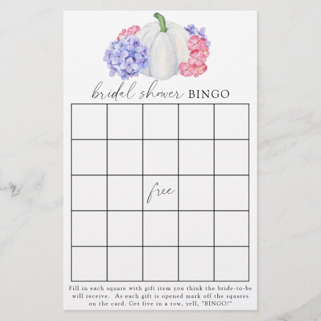 Citrouille - Jeu de bingo pour enterrement de vie  (Devant)