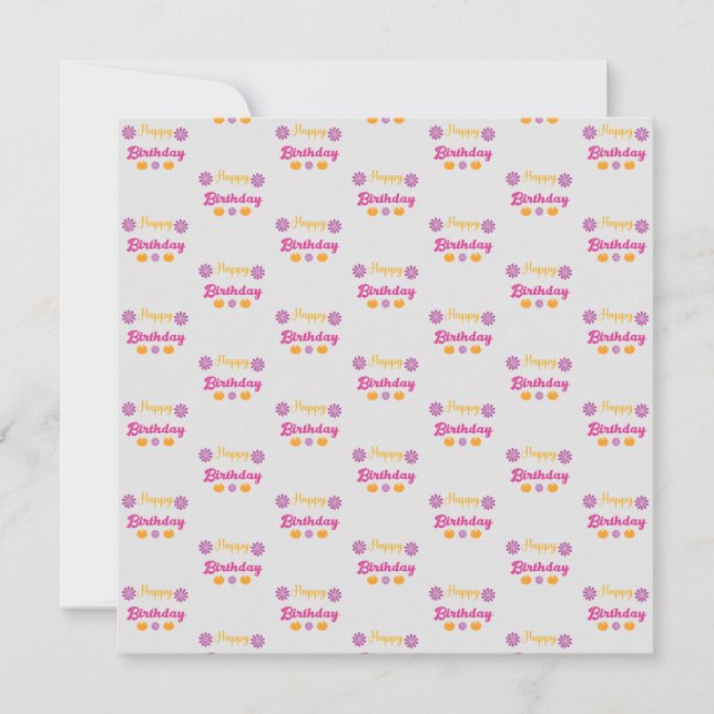 Citrouille Joyeux anniversaire (Devant)