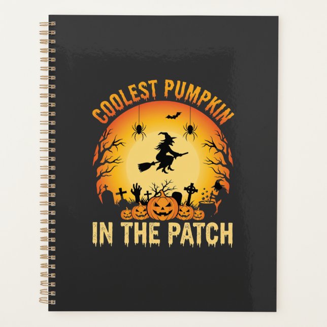Citrouille la plus cool d'Halloween dans le patch  (Devant)