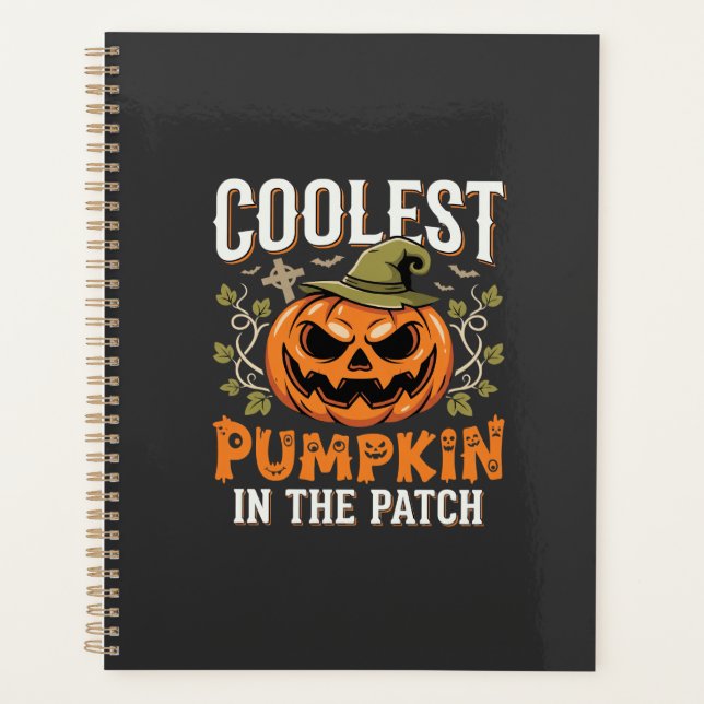 Citrouille la plus cool du patch design Halloween (Devant)