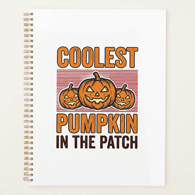 Citrouille la plus cool du patch Halloween Vintage (Devant)