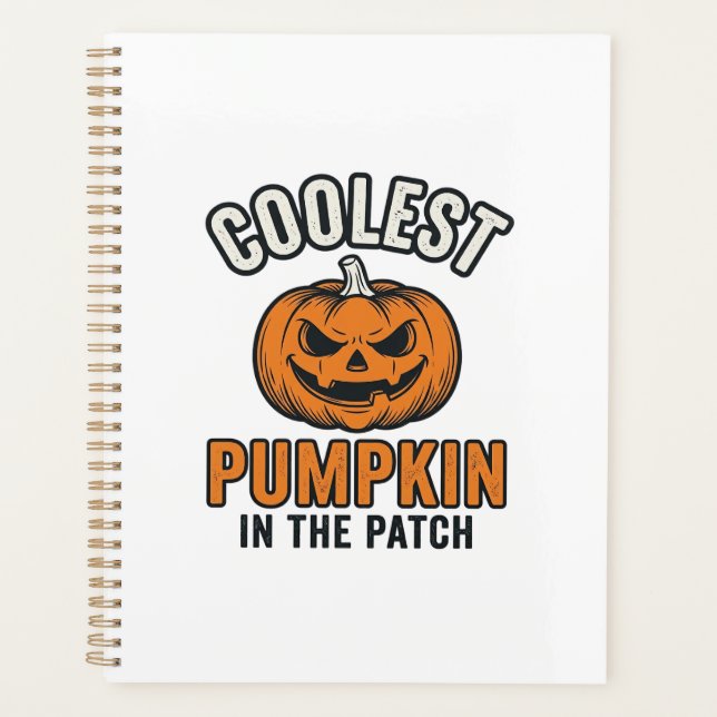 Citrouille la plus cool du patch vintage Halloween (Devant)