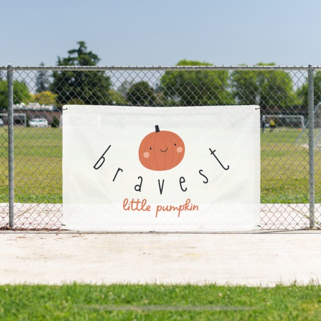 citrouille la plus courageuse Bannière extérieure  (Insitu)