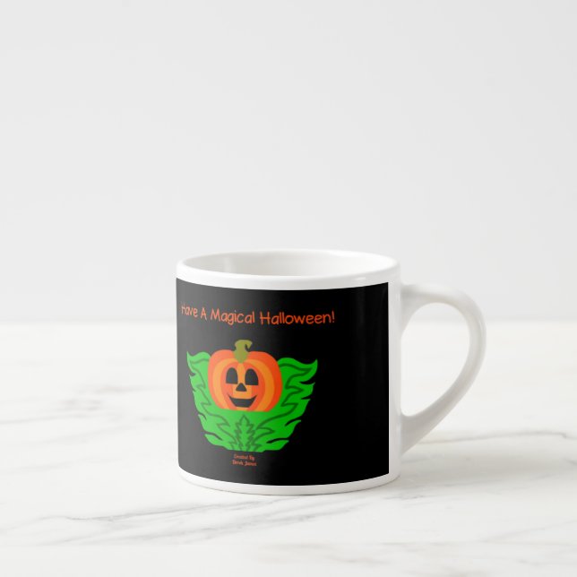 Citrouille magique d'Halloween Espresso Mug (Droite)