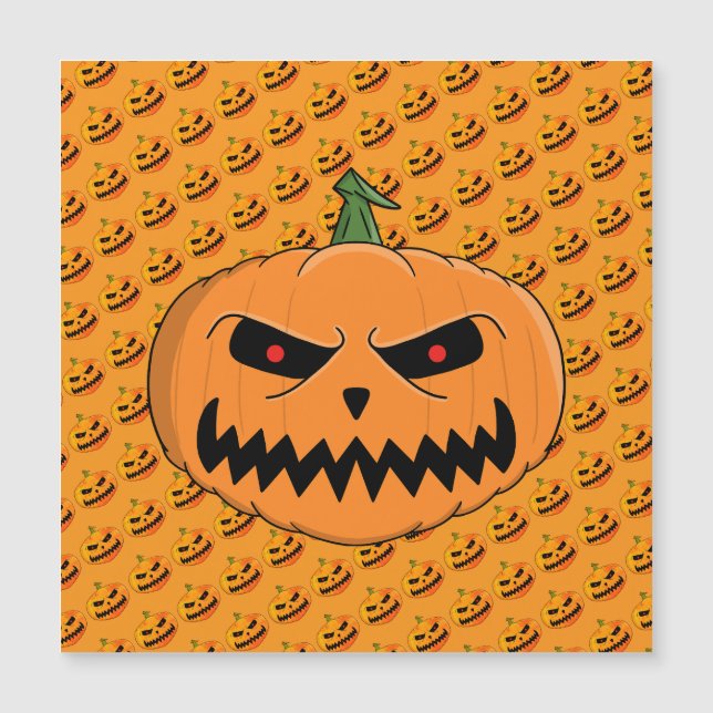 Citrouille menaçante d'Halloween (Devant)