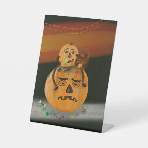 Citrouille Mess Halloween panneau de table