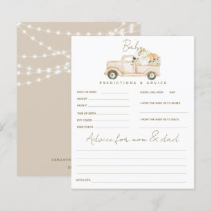 Citrouille minimaliste moderne Baby shower d'autom