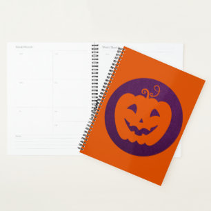 Citrouille orange d'Halloween sur Arrière - plan v