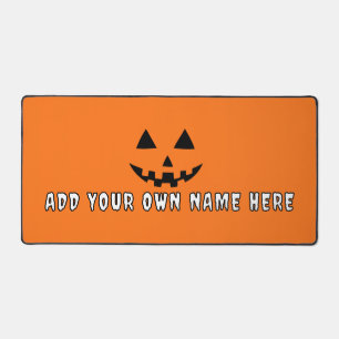 Citrouille orange personnalisé Halloween Votre Nom