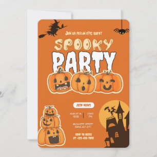 Citrouille Perfection Halloween Fête Invitation