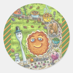 CITROUILLE PIE & AMIS THANKSGIVING PARADE STICKERS