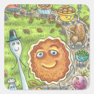 CITROUILLE PIE & AMIS THANKSGIVING PARADE STICKERS