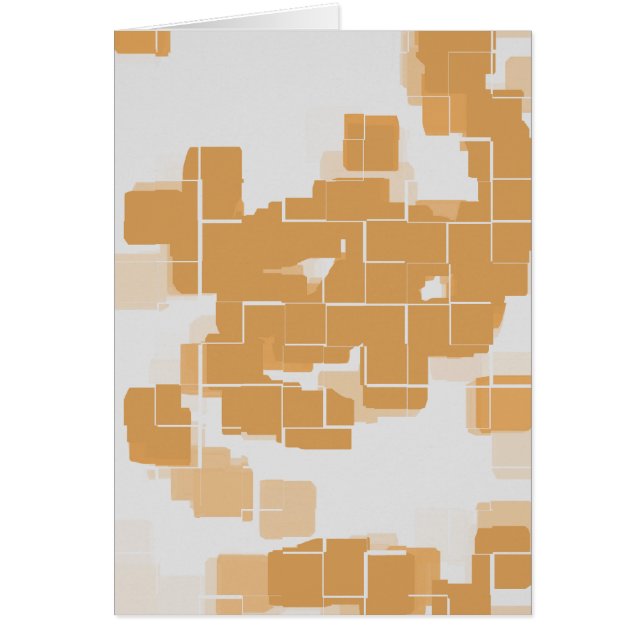 "Citrouille Pie" géométrique Abstrait (Devant)