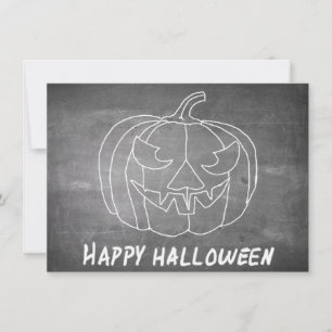 Citrouille pour Halloween 3 look tableau noir