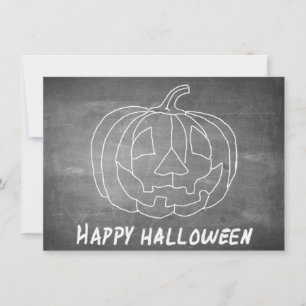Citrouille pour Halloween aspect tableau noir 1