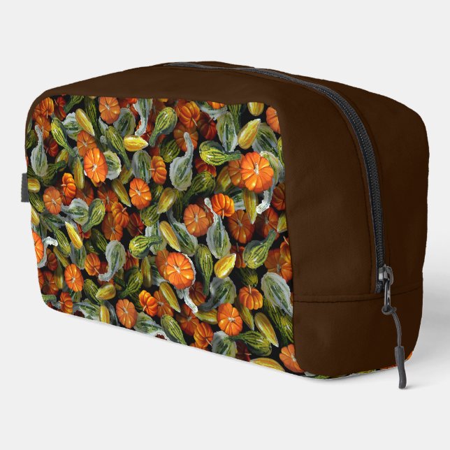 Citrouille, sac de toilette de la cueillette d'aut (Coin droit)