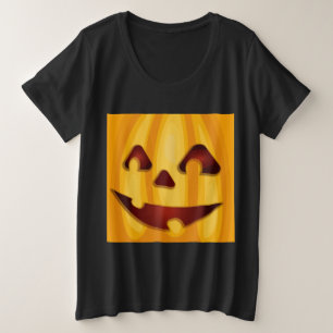 Citrouille sculpté souriant design Halloween
