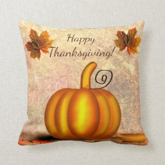 Citrouille Thanksgiving Coussin personnalisé