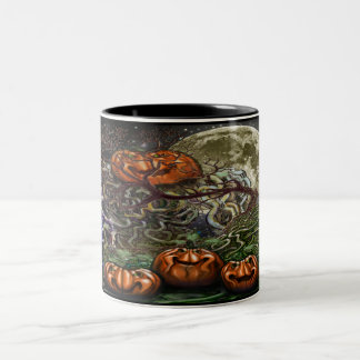 Citrouille Vine Mug à café à deux tons
