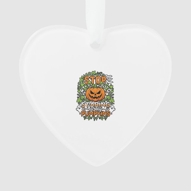 Citrouilles Arrêtez De Regarder Halloween Fantômes (devant)
