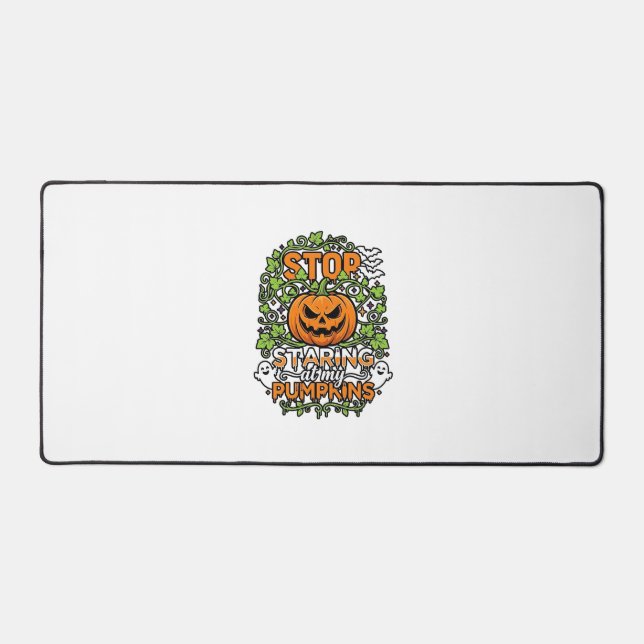 Citrouilles Arrêtez de Regarder Halloween Fantômes (Recto)