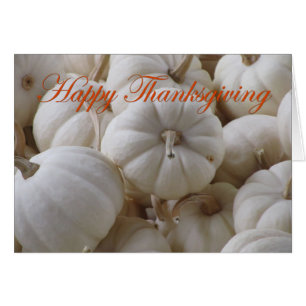 Citrouilles blancs de Thanksgiving