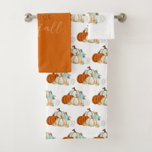 Citrouilles d'aquarelle automne