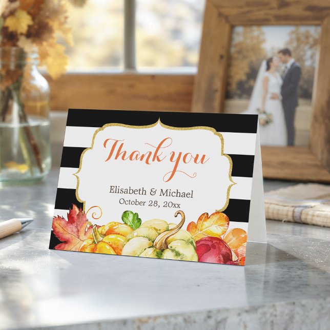 Citrouilles d'automne Feuilles d'érable Merci (Créateur téléchargé)