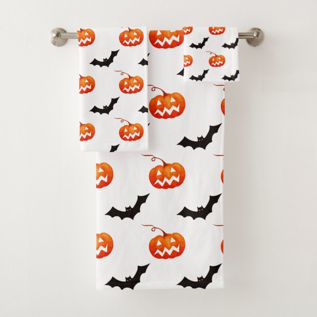 Citrouilles et chauves-souris d'Halloween, des fri (En situation)