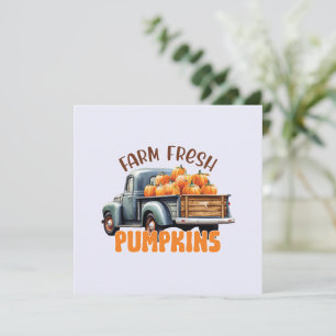 Citrouilles frais - Camion rustique