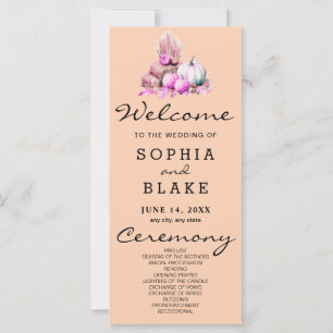 Citrouilles rose et blanc Automne Orange Programme