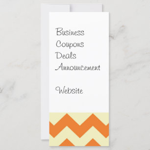 Citrus à la crème orange Chevron ZigZag Cadeaux