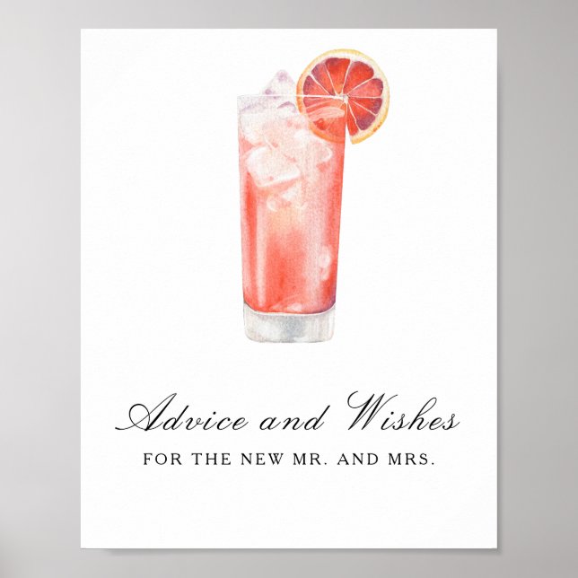 Citrus - Advice and Wishes for Newlyweds Poster (Devant)