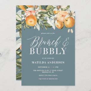 Citrus, brunch douche nuptiale orange & mousseux