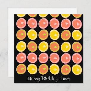 Citrus Candy Lemon Fruit Motif Anniversaire