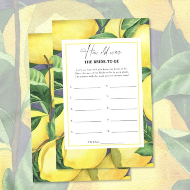 Citrus citrons - Quel âge la mariée avait-elle pou (Créateur téléchargé)