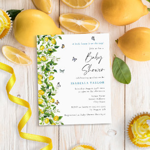 Citrus Citrus Baby shower moderne Invitation