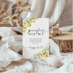 Citrus Citrus Baby shower Pacifier Jeu de chasse