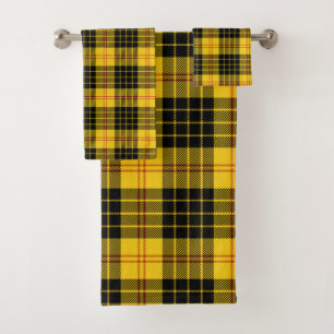 Citrus Jaune Et Noir Plaid
