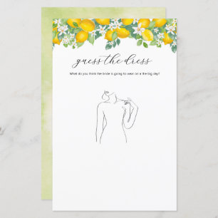 Citrus Lemon Fête des mariées Devinez Le Jeu De Ro