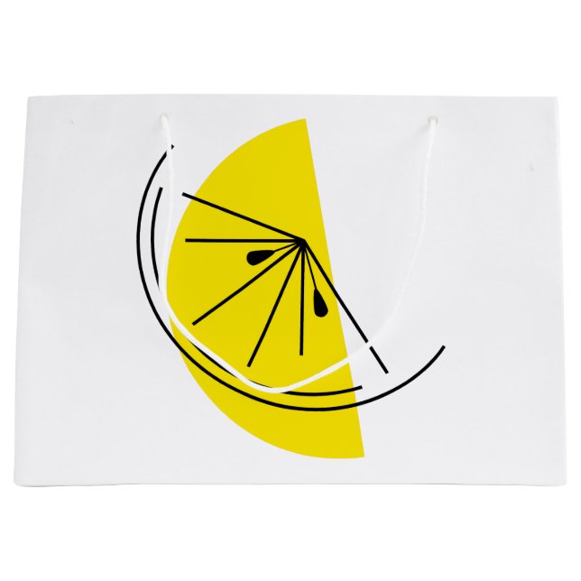 Citrus Lemon sac cadeau grand