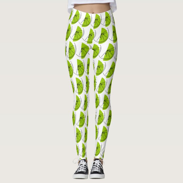 Citrus Lime Multi leggings (Devant)