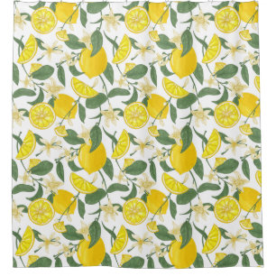 Citrus Motif rideau de douche