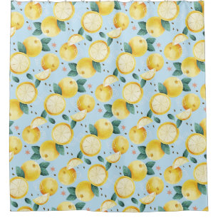 Citrus Motif rideau de douche