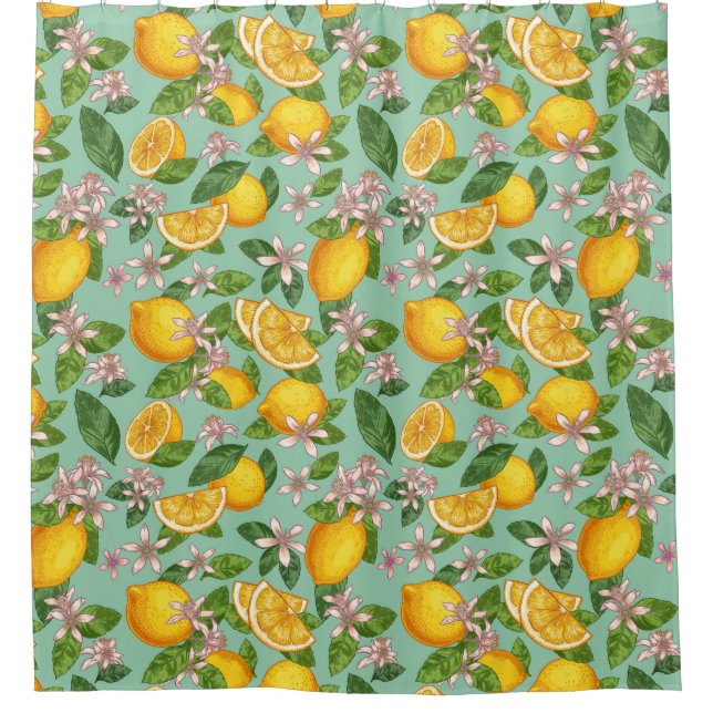 Citrus Motif rideau de douche (Devant)