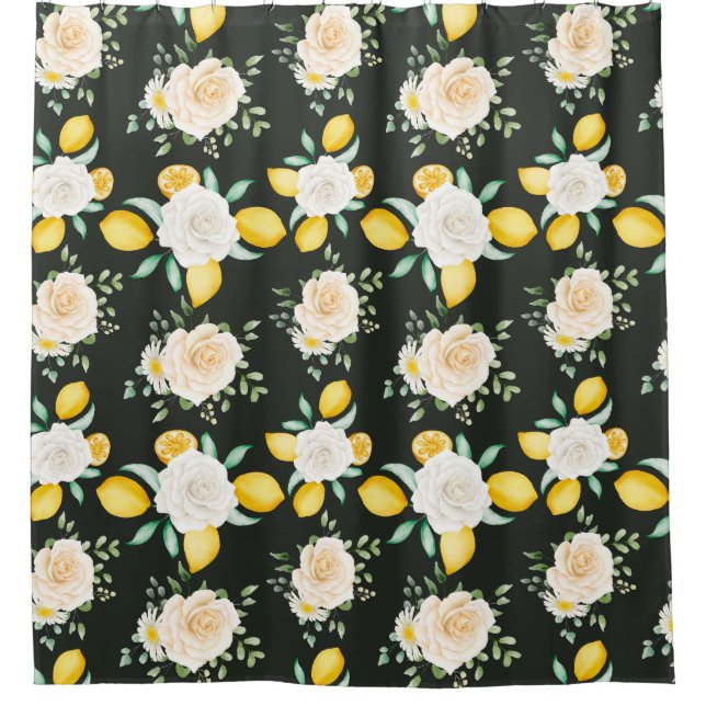 Citrus Motif rideau de douche (Devant)